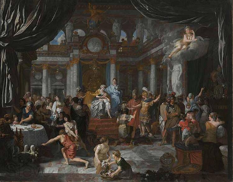 Gerard de Lairesse Aeneas beim Festmahl der Dido Germany oil painting art